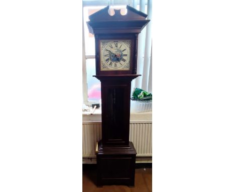 Grandfather clock with one weight and pendulum 