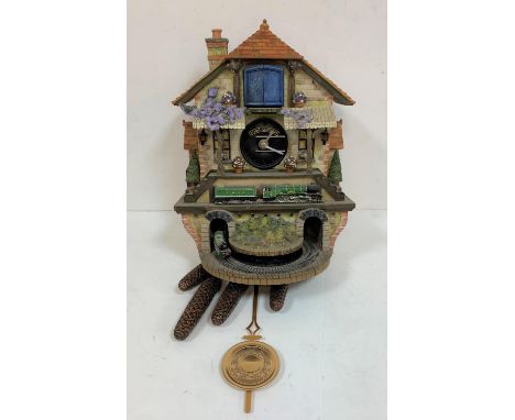 Flying Scotsman cuckoo clock 