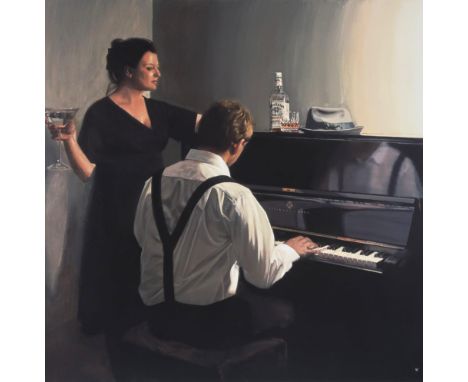IAIN FAULKNER (SCOTTISH CONTEMPORARY b.1973)  SERENADE  Giclee print, signed lower right, numbered (51/195), 43 x 43cm With c