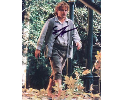Lord of the Rings Sean Astin genuine signed authentic autograph photo, An 10  x 8  colour from Lord of the Rings and clearly 