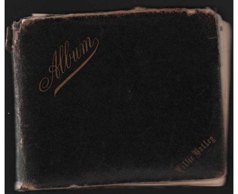 Classical Music Autograph Album vintage large format album with many pages of handwritten music scores from 1898 - 1917. Lots