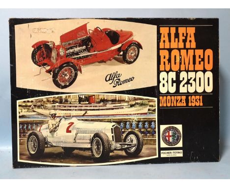 Pocher-Torino, K71 1-8 scale model kit Alfa Romeo 8C 2300, Monza 1931, (boxed, unchecked, appears complete). 