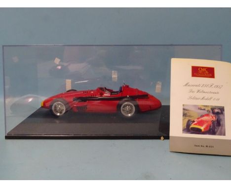 CMC Exclusive Models, no.M-501, 1/18 scale, Maserati 250f, with printed card, in plastic display case, (no box). 