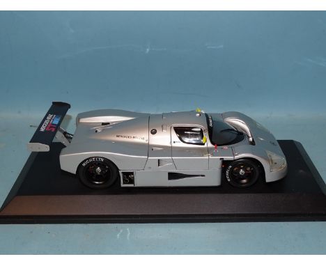 Exoto Racing Legends, 1/18 scale model Sauber Mercedes-Benz V8, with detachable bonnet and engine pane, (in display case, no 