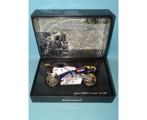 Minichamps, Classic Bike Series, 1/12 scale Honda NSR500, (boxed with stand). 