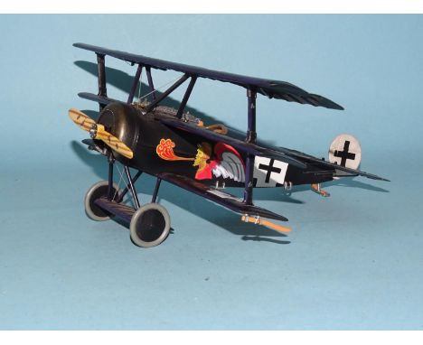 A John Jenkins Designs ACE-15 "K of The S" Fokker DR1 586/17 Jasta 4, May/June 1918, (boxed, box water-damaged). 