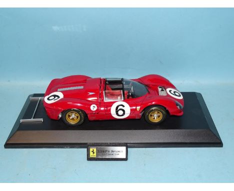 GMP Masterpiece Collection, 1/18 scale Ferrari 330 P4 Spyder with detachable bonnet and engine pans, in plastic display case,