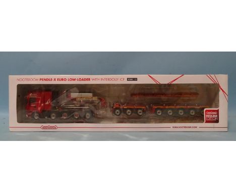 WSI Models, Nooteboom 1/50 scale Pendle-X Euro Low-Loader, (boxed). 
