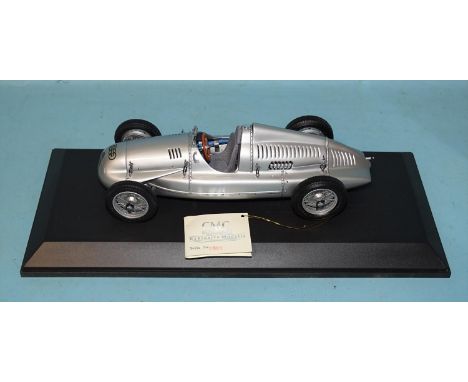 CMC Models, 1/18 scale no.2683 Autounion D 1938, (with tag, plastic display case, no box). 
