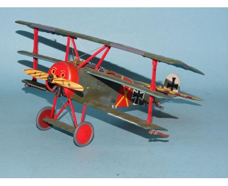 A John Jenkins Designs ACE-21 "K of The S" Fokker DrL 564/17 Jasta II Cappy December 1917, Ltn Werner Steinhauser, (boxed). 