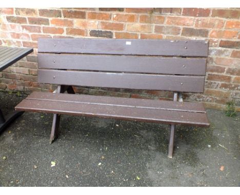 A GARDEN BENCH A/F