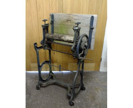 A VINTAGE CHERRY TREE MANGLE A/F 