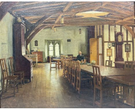 Walter Goodin (British 1907-1992): 'Interior of the Bayle Gate Bridlington', oil on board signed and dated 1952, 69cm x 86cmP