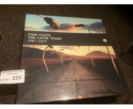 Records : PINK FLOYD - The Later Years 1987-2019 box set with cardboard strip, sealed &amp; mint 2019 CD/bluray, DVD &amp; vi