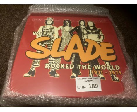 Records : SLADE - When Slade Rocked The World 1971-75 box set (SALVOBX4122)vinyl/CD/Flexi 2015 fine item cond &amp; sealed