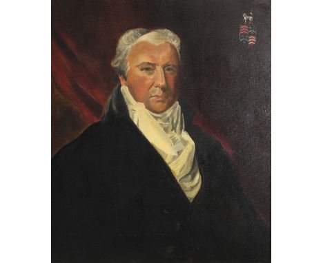 After 19th Century English School/Portrait of Rees Williams of Aberpergwm/oil on canvas, 75cm x 62cm Condition Report: This 2
