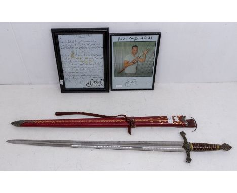 Legend of the Seeker 'Darken Rahl' Hero Sword.It was purchased directly from Craig Parker's personal collection. Craig kept t