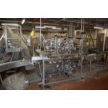Barry Wehmiller Accraply Labeler, SS Leg Base, RIGGING FEE: $402.80