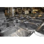 (10) Stainless Steel Vats, 48" x 40" x 30", RIGGING FEE: $125