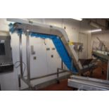 Conveyor - Motorized Incline Conveyor, Approx. 14 ft. Length, 16 in. Wide Belt, RIGGING FEE: $400.00