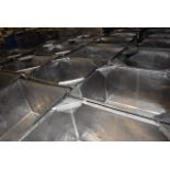 (10) Stainless Steel Vats, 48" x 40" x 30", RIGGING FEE: $125