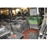 (10) Stainless Steel Vats, 48" x 40" x 30", RIGGING FEE: $125