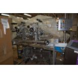 Barry Wehmiller Accraply Label Application System, SS Base, RIGGING FEE: $402.80