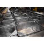 (10) Stainless Steel Vats, 48" x 40" x 30", RIGGING FEE: $125