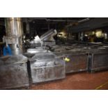 (10) Stainless Steel Vats, 48" x 40" x 30", RIGGING FEE: $125