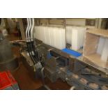 Waldrop Lidder 2-Lane Conveyor, Related SS Motors, RIGGING FEE: $1,334.00