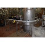 AirDraulic 180 Deg. Corner Conveyor, SS Leg Base, 10 ft. Length, RIGGING FEE: $348.70