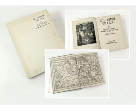 HEATHER & ROBIN TANNER. 'Wiltshire Village', by Heather Tanner with etchings & pen drawings by Robin Tanner. Printed Collins,