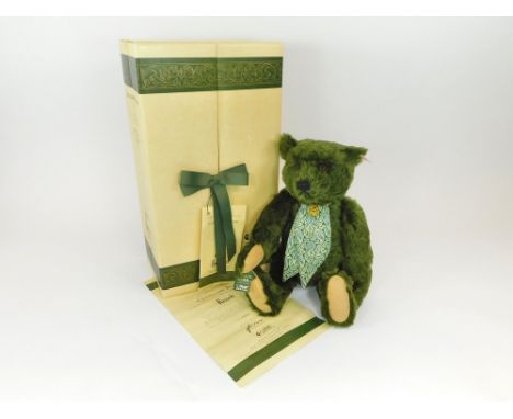 STEIFF BEAR. A Ltd. Edn. 1995 Steiff 'Centenary Bear', with musical movement. No.00852 of 2000 bears, retailed by Harrods wit