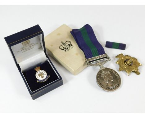 CYPRUS GENERAL SERVICE MEDAL. An Elizabeth II General Service Medal with Cyprus clasp to S/23409746 Pte. J. R. Impey R.A.S.C.