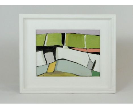 LEON DAVIES. 'Engine House near Helston'. Oil on board. Initialled. Signed & titled to the reverse. 14 x 19cm.  Please note t