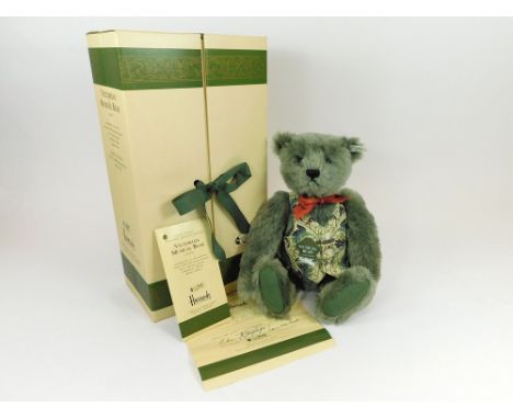 STEIFF BEAR. A Ltd. Edn. Steiff Victorian Musical Bear, 1993, No.00440 of 2000 bears. Retailed by Harrods in original packagi