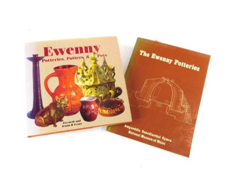 EWENNY POTTERY. Two volumes: Ewenny Potteries Potters & Pots' by Gwyneth & Ieuan R. Evans. Old Bakehouse Publications 2001 ha