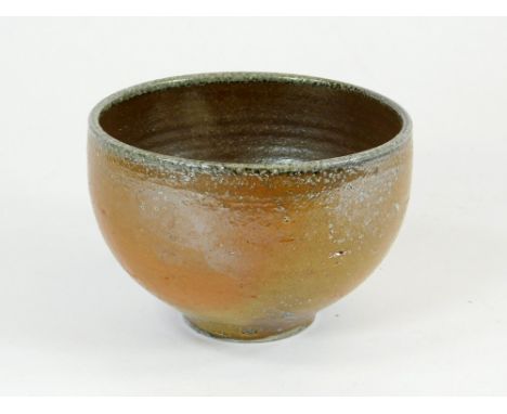 JACK DOHERTY. A soda glaze bowl. Indistinct personal mark. Diameter 13cm. Height 8.5cm. Purchased by the vendor from The Leac