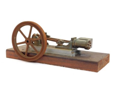 A mounted static engine, 32cm x 14cm.
