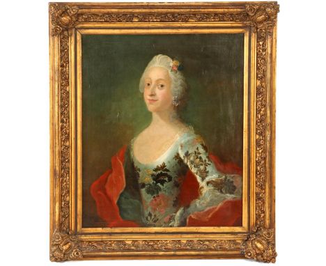 Peder Als (1726-1776)Portrait of Queen Louise of Hanover (1724-1751), first wife of King Frederick V of Denmark (1723-1766), 