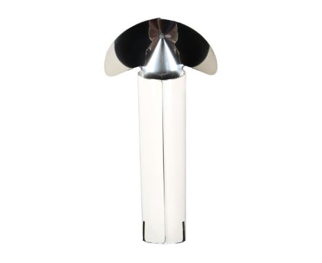 Mario Bellini (1935-)White lacquered metal floor lamp, design Mario Bellini for Flos, model Chiara, Italy 1960s, 145 cm high