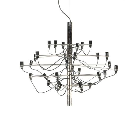 Gino Sarfatti (1912-1985)30-light metal crown lamp, design Gino Sarfatti for Flos, Italy, design year 1958, presumably later 