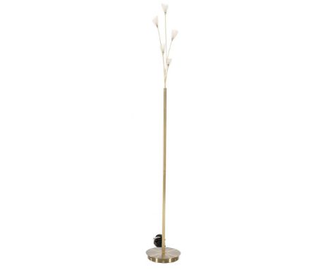 Jan des Bouvrie (1942-2020)Chrome-plated metal 5-light floor lamp, design Jan des Bouvrie for Boxford, Netherlands, late 20th
