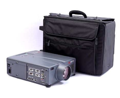 3M MP8745 Portable projector with remote control, cables, booklets and matching mobile bag. Origin of Heerde town hall