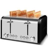 Cusimax 4 Slice SS Toaster. - EBR5.