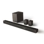 Hisense AX5100G 5.1 Channel 340W Dobly Atmos Soundbar with wireless subwoofer and rear speakers. -