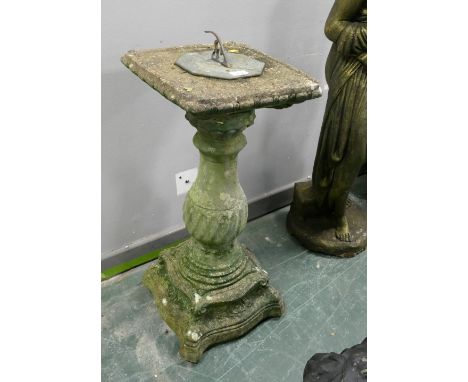 Classical style composite sundial