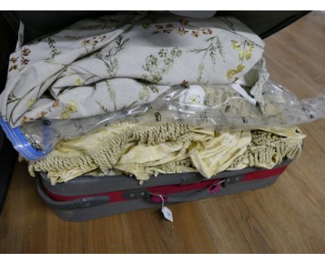 Suitcase of curtains