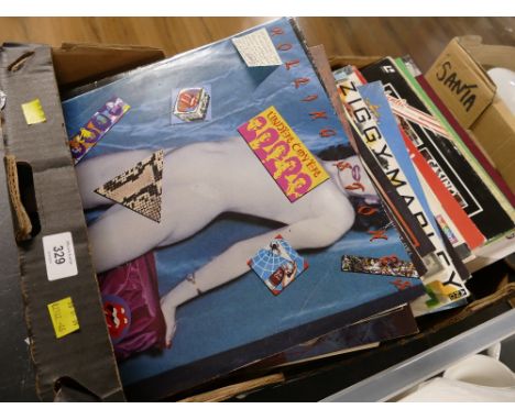 Box of vinyl LP's - Ziggy Marley, Smoky &amp; the Bandit, Rolling Stones, Gerry Rafferty etc
