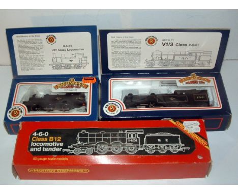 BACHMANN 2 x BR(E) Black Locomotives and a HORNBY Locomotive - 31-601 Class V1 2-6-2T no 67601 (with unopened Accessory Pack)